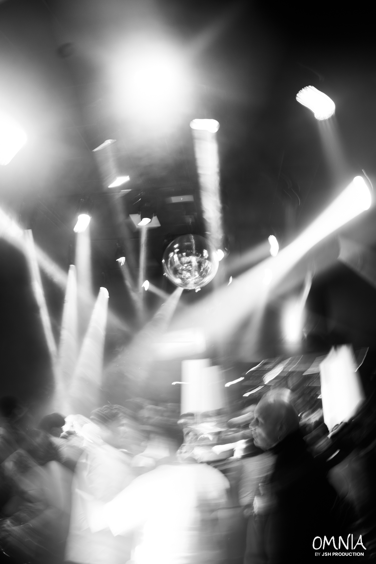 Disco Blur B&W